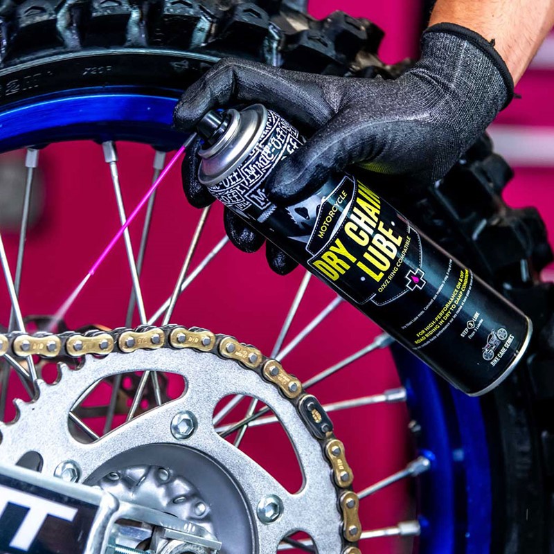 Muc-Off Motorcycle Dry Chain lube 400ml - LilleRolf's MC Shop