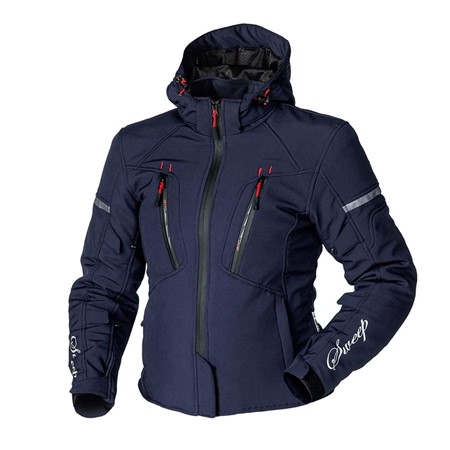 Sweep Flawless Softshell MC-Jakke Navy Blå